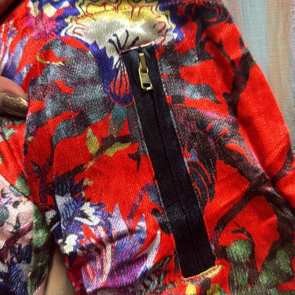 Hem silky vintage Japanese style jacket - Picture 4 of 5